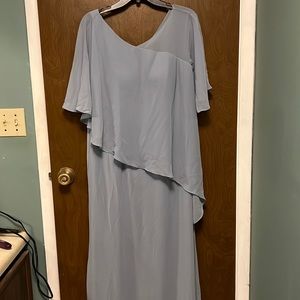 Light blue formal (mother of bride) dress size 12, Numbersea
